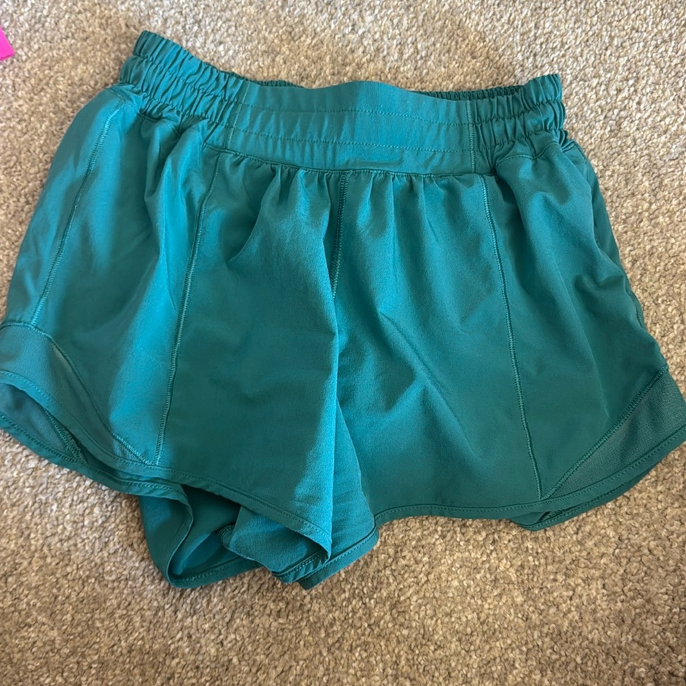 Green Lululemon Shorts